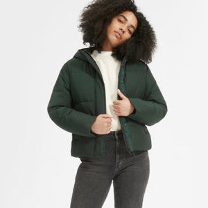 The ReNew Short Puffer- Emerald